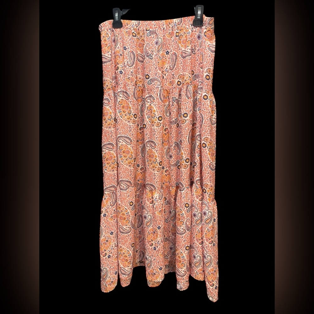 Max Studio Multicolor Patterned Maxi Skirt NWT - Picture 2 of 6